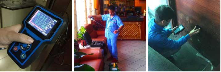 永盛虫控专业人士正在进行白蚁检测工作2