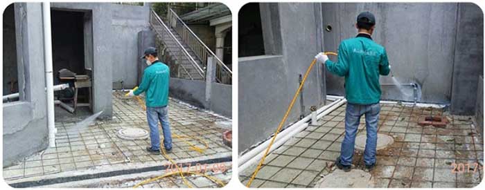 室外进行白蚁防治工作需要做好地面防治工作