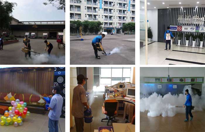 永盛虫控专业人士除四害施工现场图