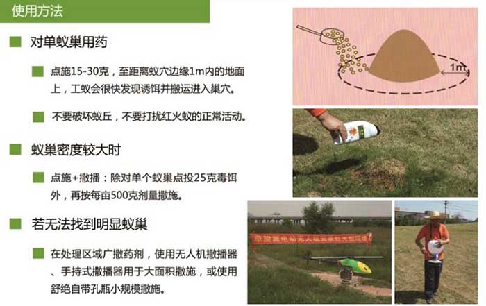 杀蚁粉剂的使用方法