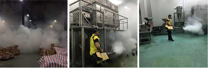 永盛虫控室内虫害烟熏处理施工图2