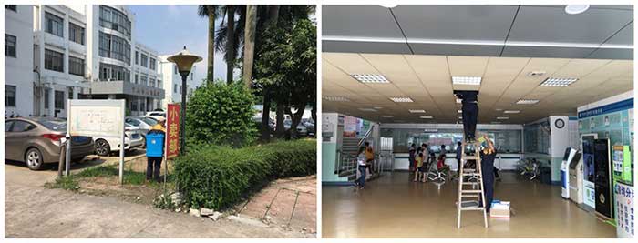 医院虫害防治施工现场图2