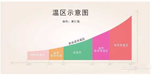 害虫适应温度表