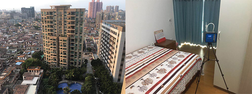 豪逸华庭3期除甲醛施工现场图