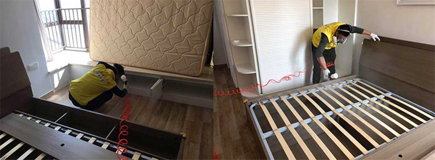 中山永盛公司家具除甲醛施工现场图