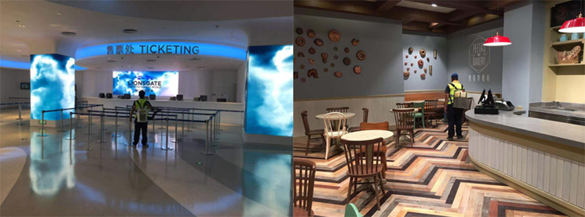 珠海横琴狮门娱乐天地室内虫害防治施工图1