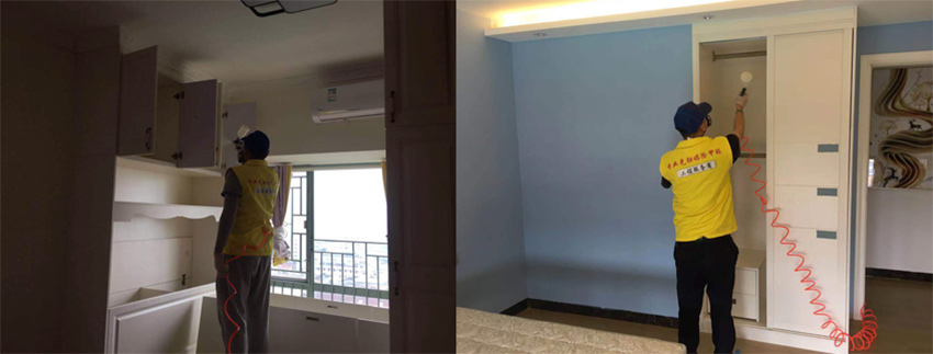 中山君华新城小区除甲醛施工图1