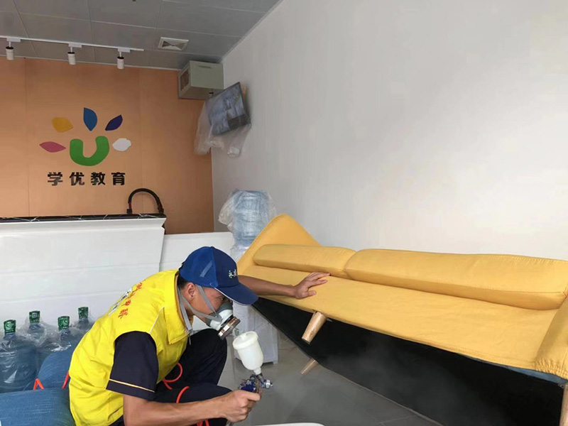 中山学优教育．博凯校区除甲醛现场