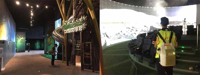 珠海横琴创新方．国家地理探险家中心虫害防治施工现场