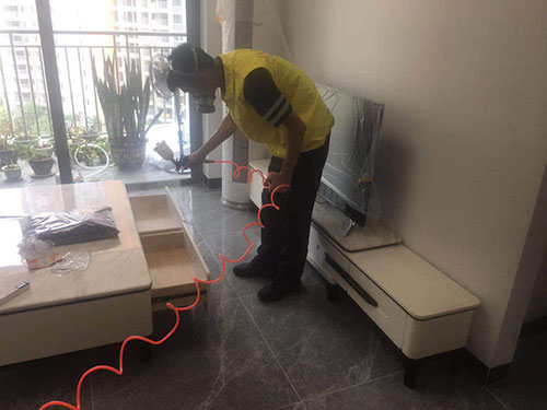 除甲醛施工现场