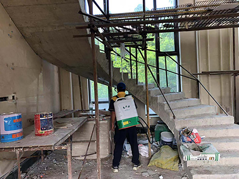 中山灭白蚁施工现场图1