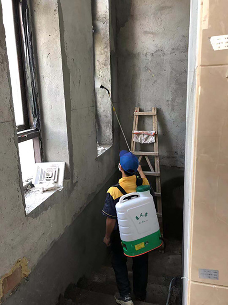 中山灭白蚁施工现场图2