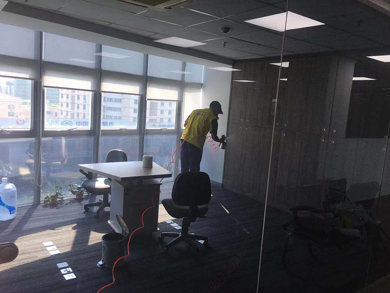 伟航集运中山分公司除甲醛施工现场图1