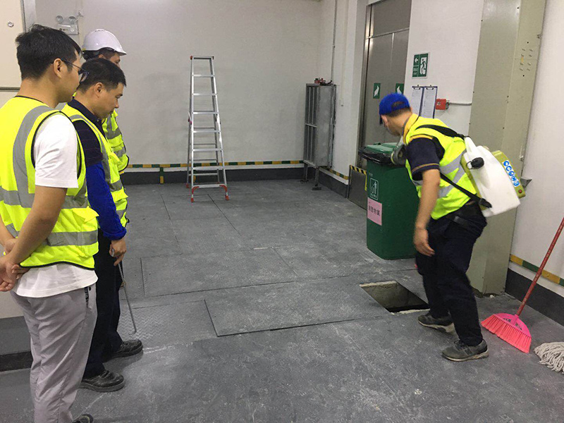 小区有害生物防治施工现场图2