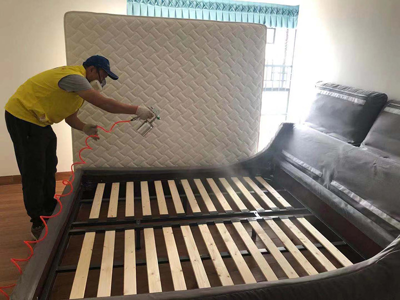 中山御城金湾小区除甲醛施工现场图3