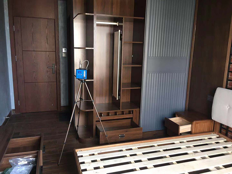 中山富都花园小区除甲醛施工现场图3